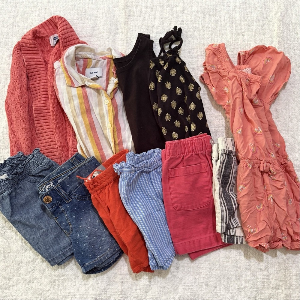Old Navy Cat & Jack Ect Girls Clothing Lot of 11 Girls 4/5 School Summer